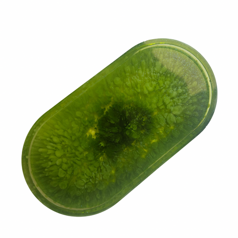 Green Trinket Tray ~ jewellery dish