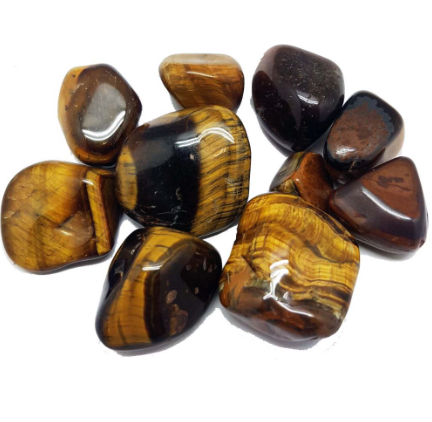 Tigers Eye Tumble Stone Fearlessness & Inner power